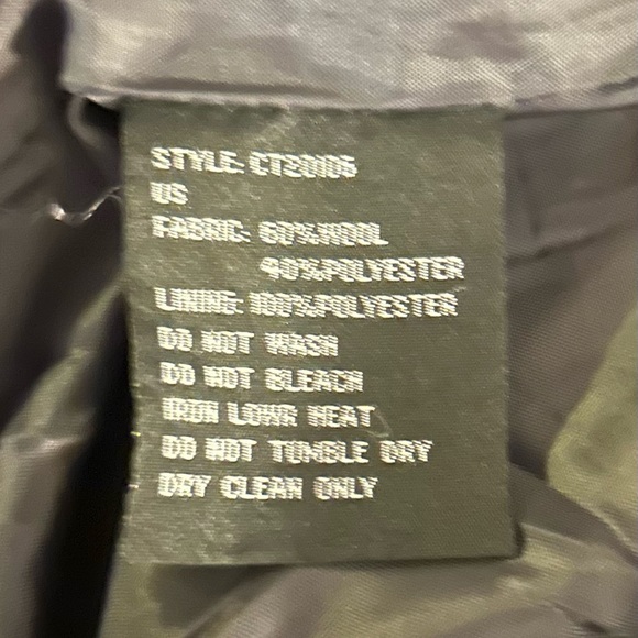 Miss Posh Wool Blend Double Breasted Black Peacoat - Picture 5 of 8